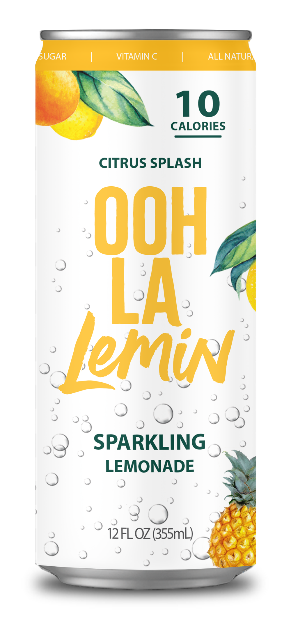 12-Pack Sparkling OOH LA Lemin Citrus Splash Lemonade
