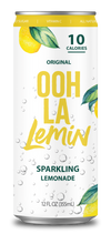 Load image into Gallery viewer, 12-Pack Sparkling OOH LA Lemin Original Lemonade
