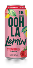 Load image into Gallery viewer, 12-Pack OOH LA Lemin Strawberry Lemonade

